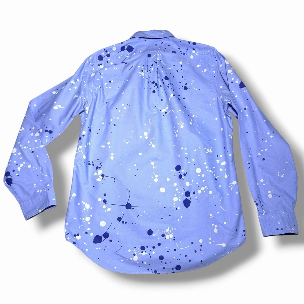 Ralph Lauren Classic Fit Paint Splatter Oxford Button Down Rare OCBDPreppy Shirt - Picture 3 of 10